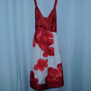 Guess Red and White Dress